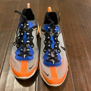 Nike React Element 87 Thunder Blue/Total Orange size 9